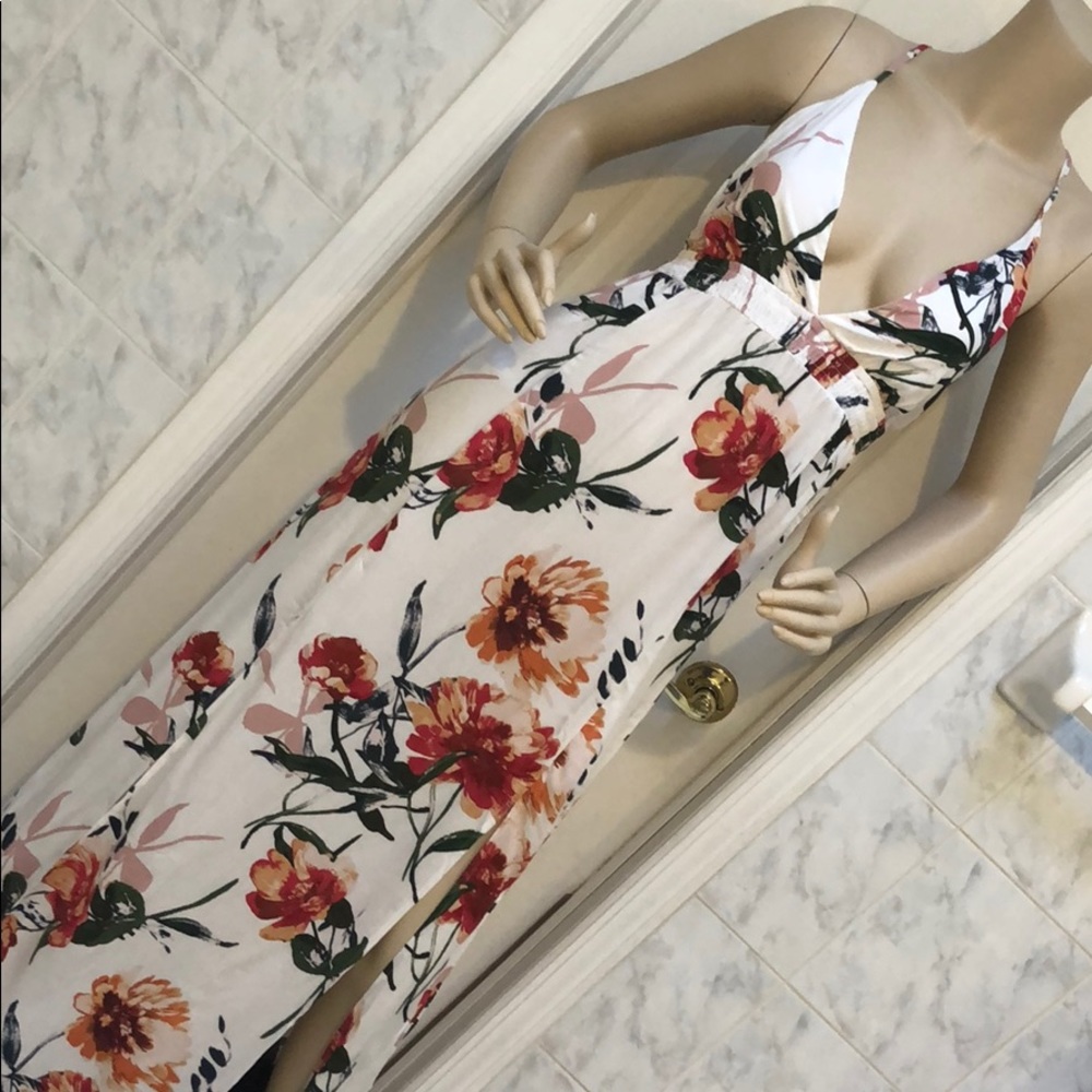 FLORAL PRINT MAXI DRESS - Picture 5 of 9